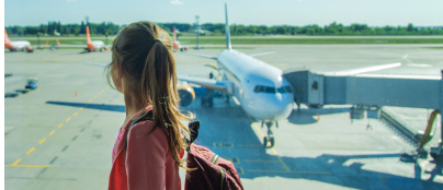 One-way flight journey