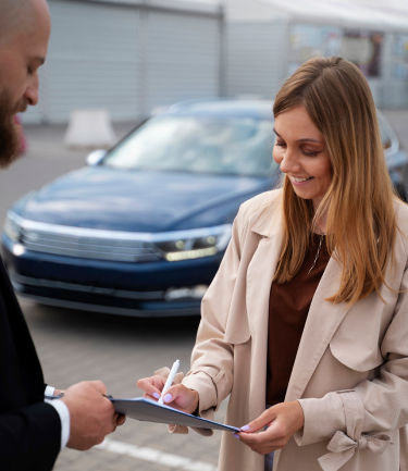 Car rental vehicle